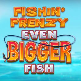 Fishin' Frenzy Even Bigger Fish Game Logo