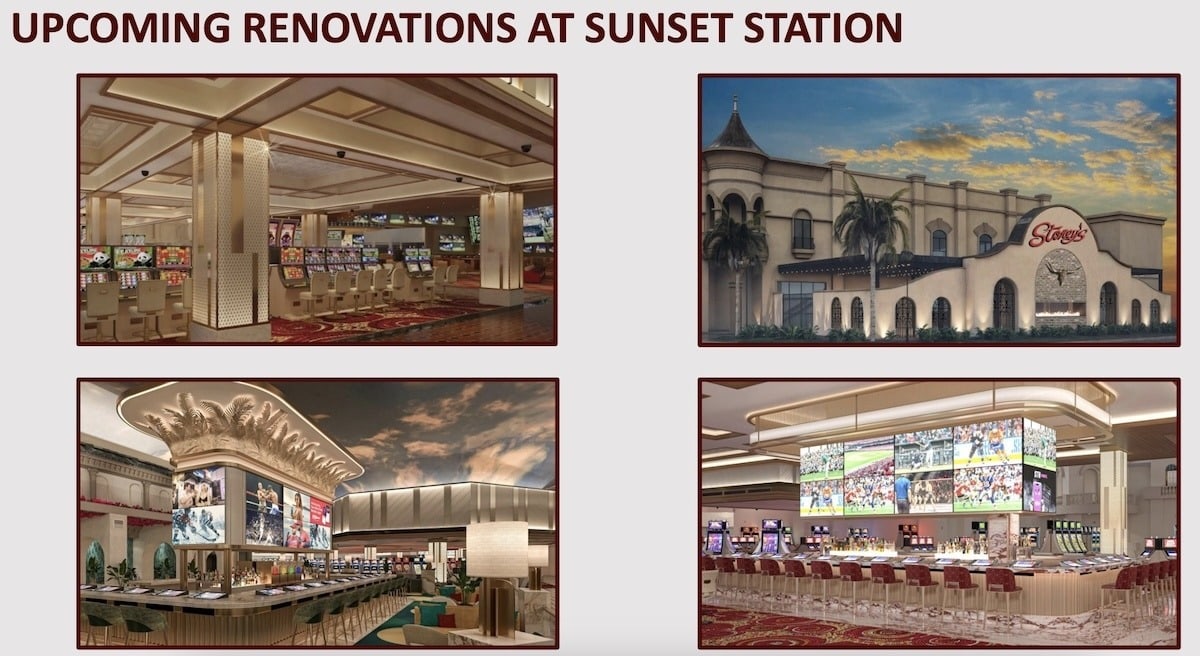 plans for Sunset Station room renovations