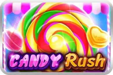 Candy Rush by UU Slots Game Logo