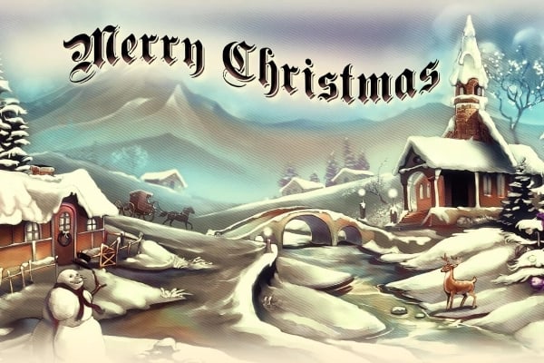 Merry Christmas by MultiSlot Game Logo
