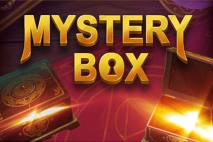 Mystery Box by Golden Hero Game Logo