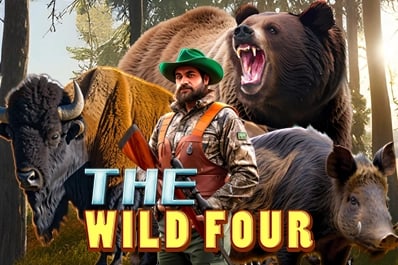 The Wild Four Game Logo