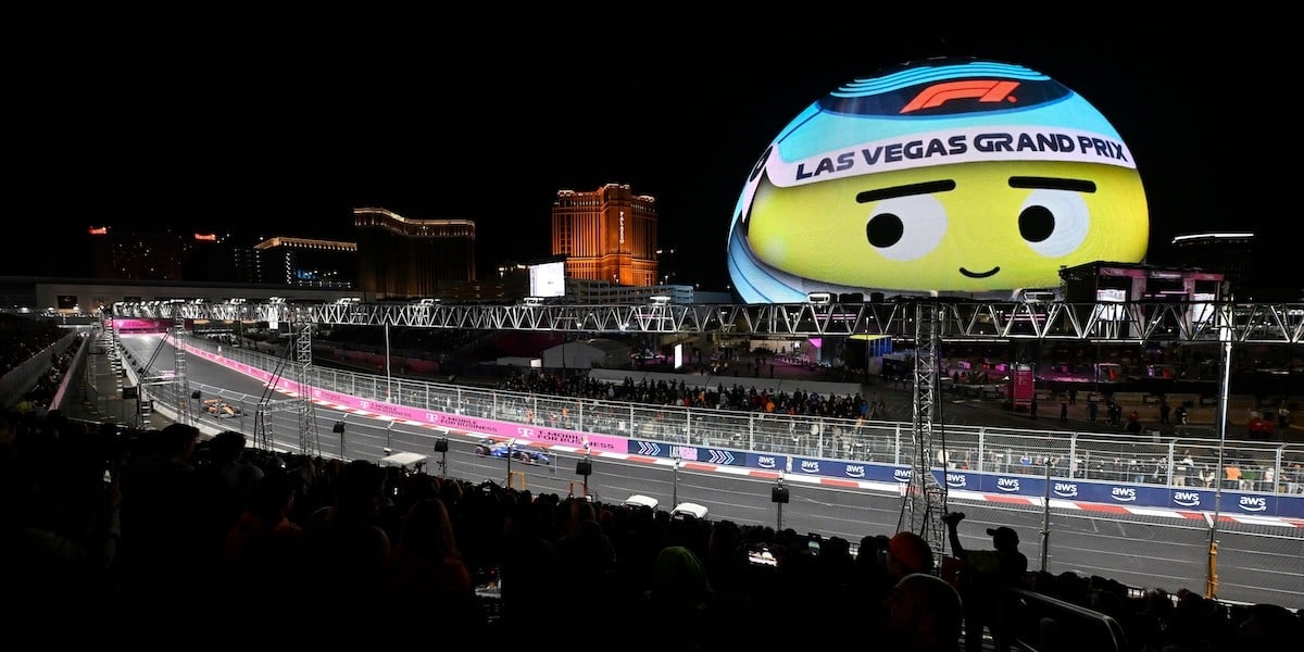 F1 Las Vegas Grand Prix and the Sphere