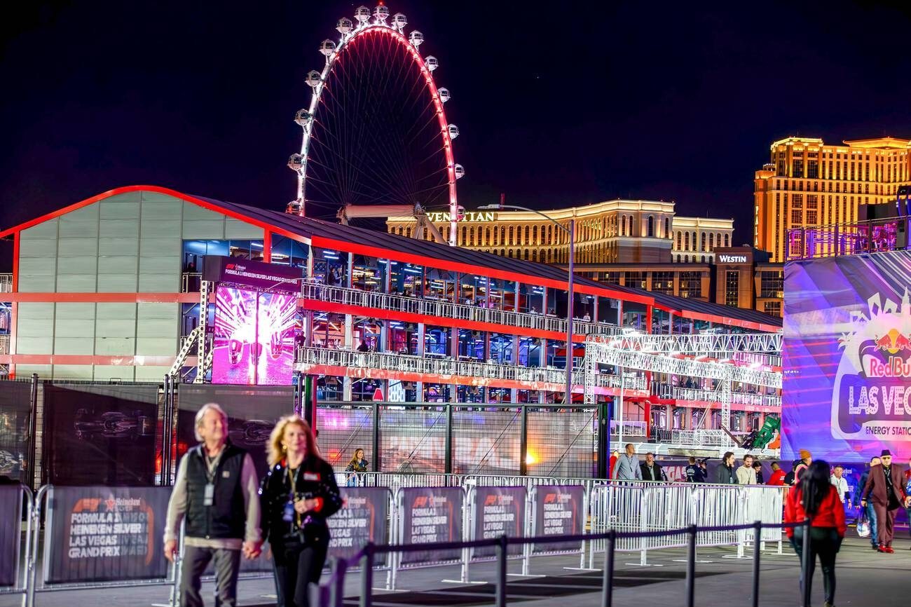 F1 Las Vegas grandstands