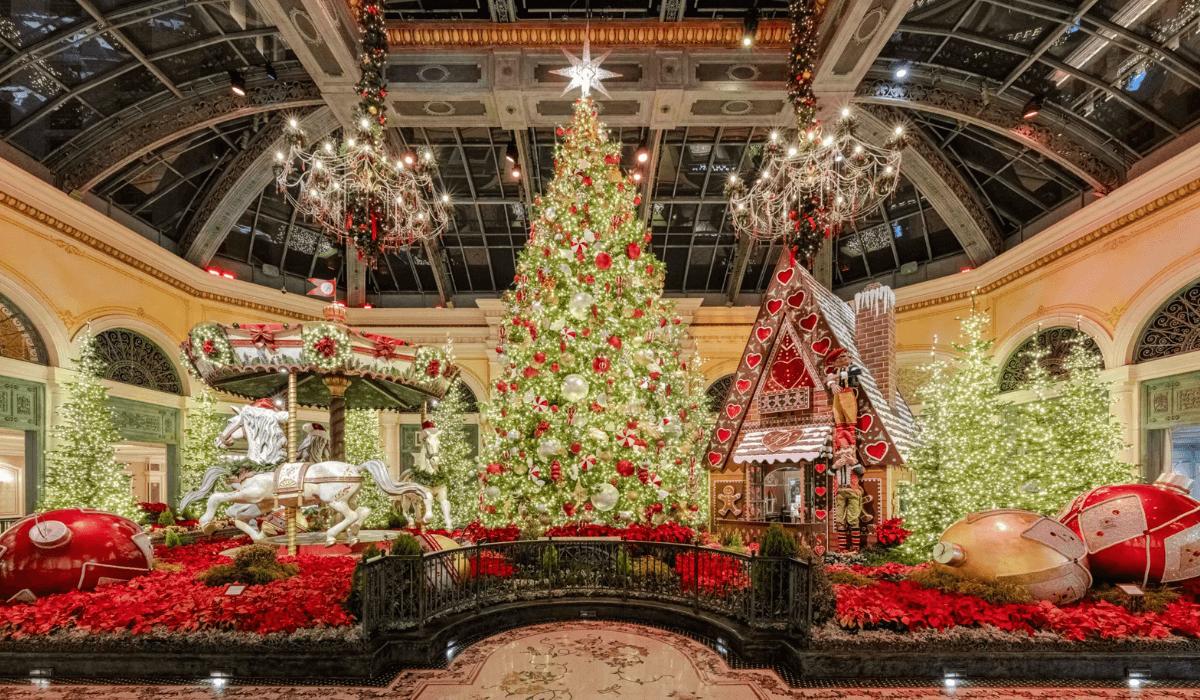 holiday displays Bellagio