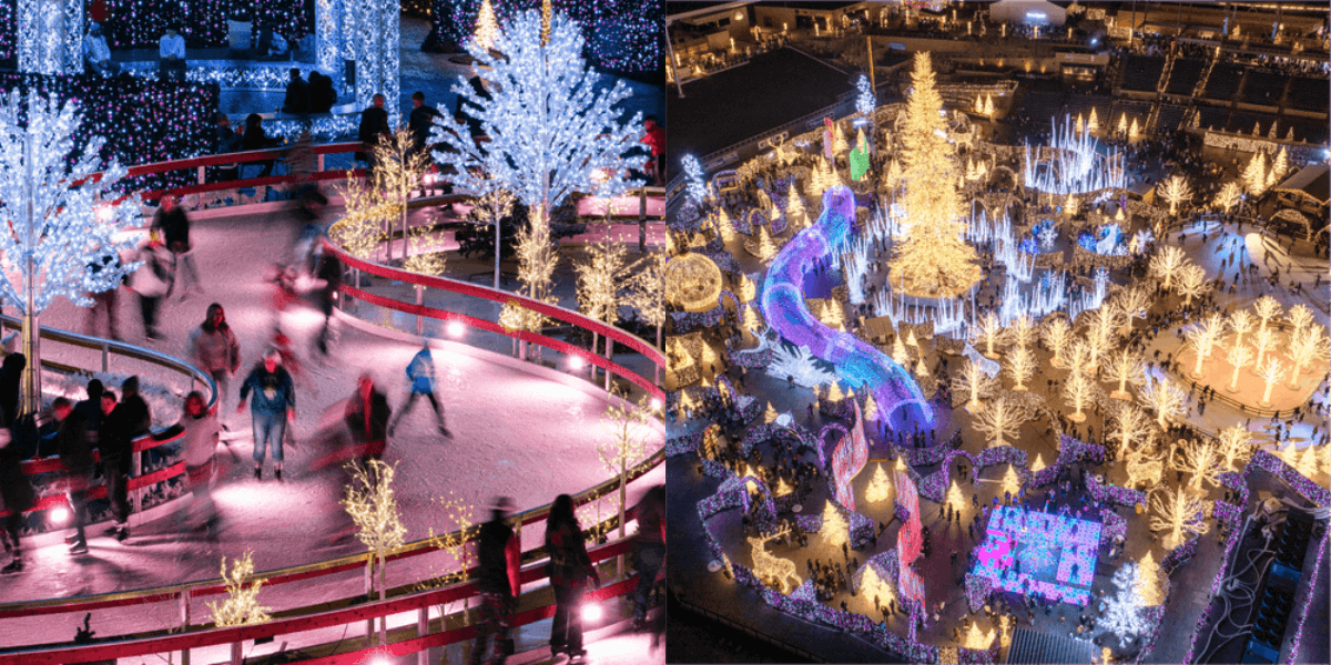 enchant christmas maze and rink