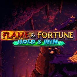 Flame &amp; Fortune: Hold &amp; Win Game Logo