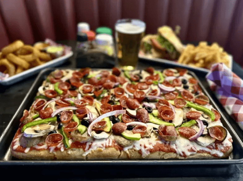 Mandalay Shoppes pizza at Slice of Vegas