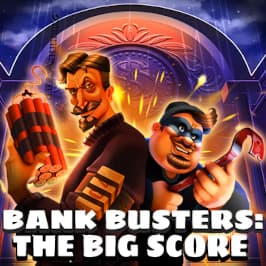 Bank Busters: The Big Score Game Logo