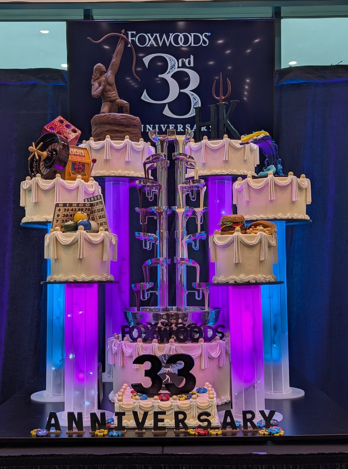 Foxwoods anniversary cake