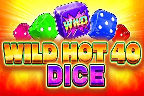 Wild Hot 40 Dice Game Logo
