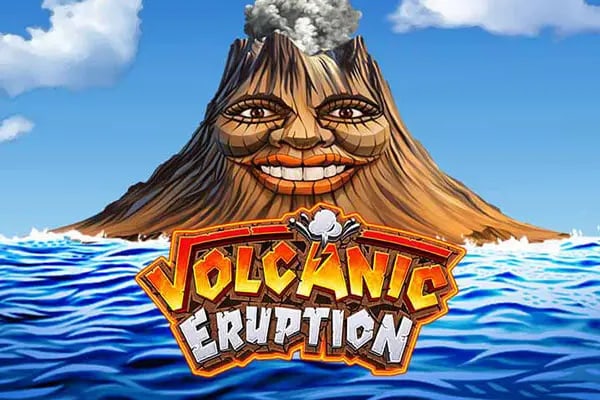 Volcanic Eruption Game Logo