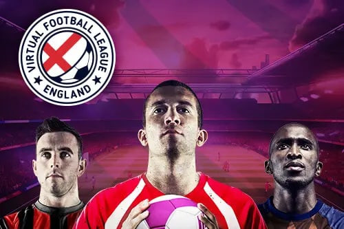 Virtual Football League England Game Logo