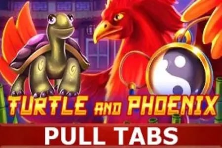 Turtle and Phoenix Pull Tabs Game Logo