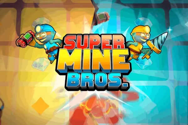 Super Mine Bros Game Logo