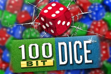 100 Bit Dice Game Logo