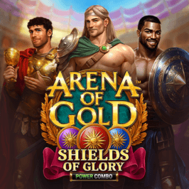 Arena of Gold: Shields of Glory POWER COMBO Game Logo