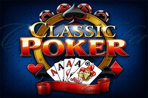 Classic Poker Game Logo