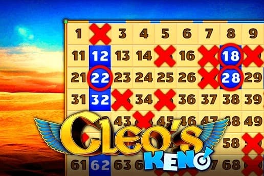 Cleo's Keno Game Logo