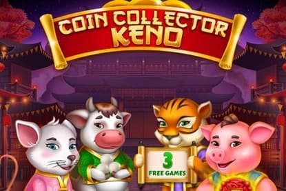 Coin Collector Keno Game Logo