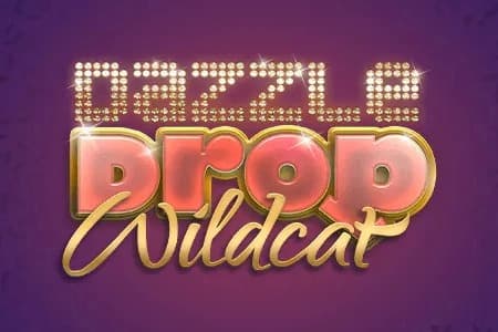Dazzle Drop WildCat Game Logo