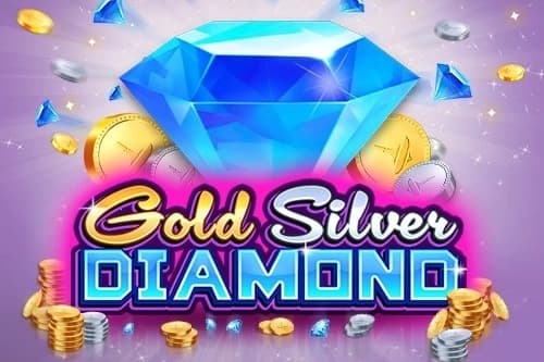 Gold Silver Diamond Game Logo