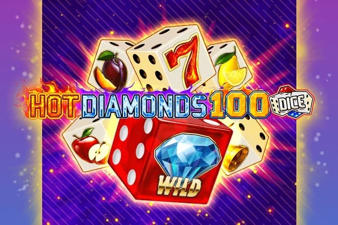 Hot Diamonds 100 Dice Game Logo