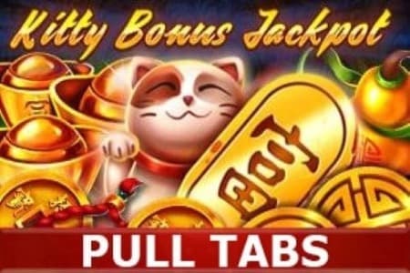 Kitty Bonus Jackpot Pull Tabs Game Logo