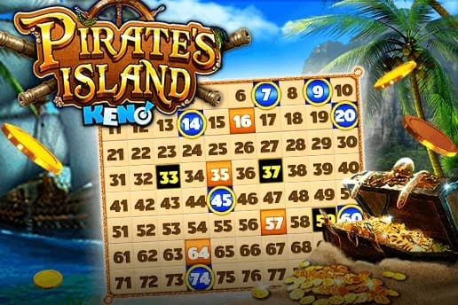 Pirate's Island Keno Game Logo