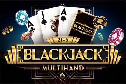Blackjack 21+3 Multihand Game Logo
