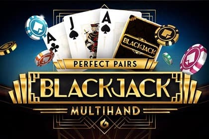 Blackjack Perfect Pairs Multihand Game Logo