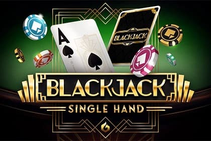 Blackjack Single Hand Game Logo