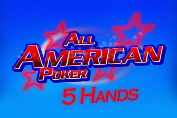 All American Poker 5 Hand Game Logo
