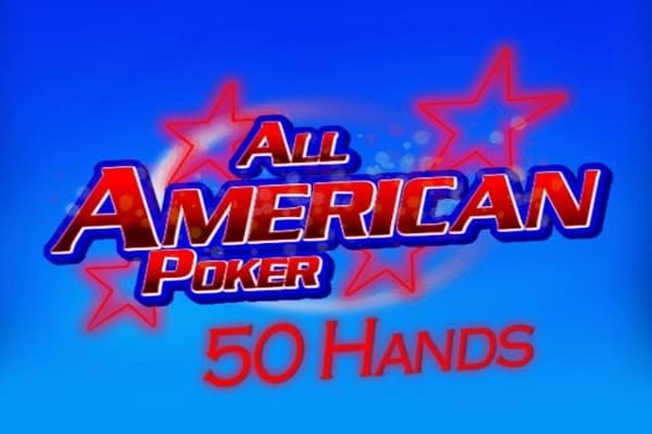 All American Poker 50 Hand Game Logo