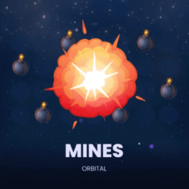 Mines by Orbital Gaming Game Logo