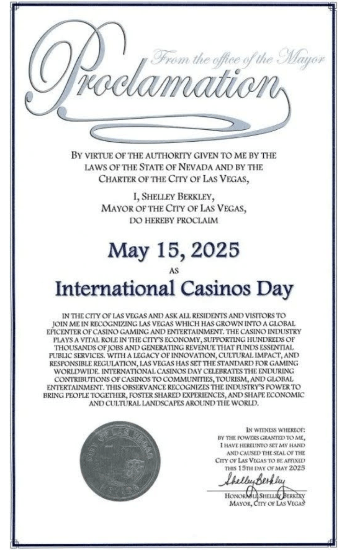 MrQ and International Casinos Day