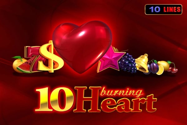 10 Burning Heart Game Logo