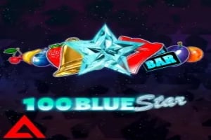100 Blue Star Game Logo
