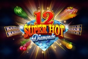 12 Super Hot Diamonds Game Logo