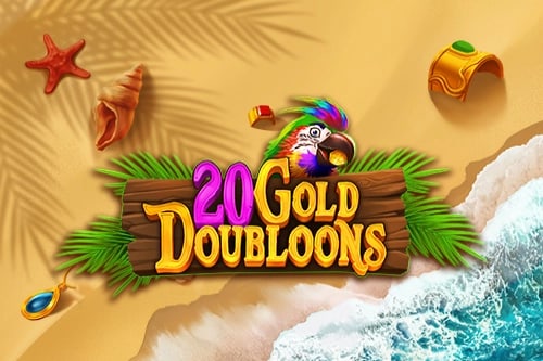 20 Gold Doubloons Game Logo