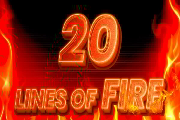 20 Lines of Fire Game Logo