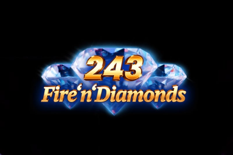 243 Fire'n'Diamonds Game Logo