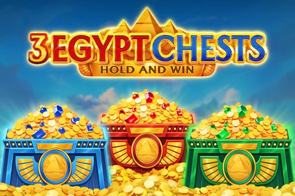 3 Egypt Chests Game Logo