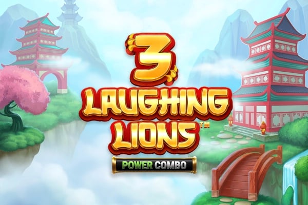 3 Laughing Lions Power Combo Game Logo