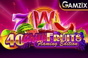 40 Chilli Fruits Flaming Edition Game Logo