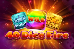 40 Dice Fire Game Logo