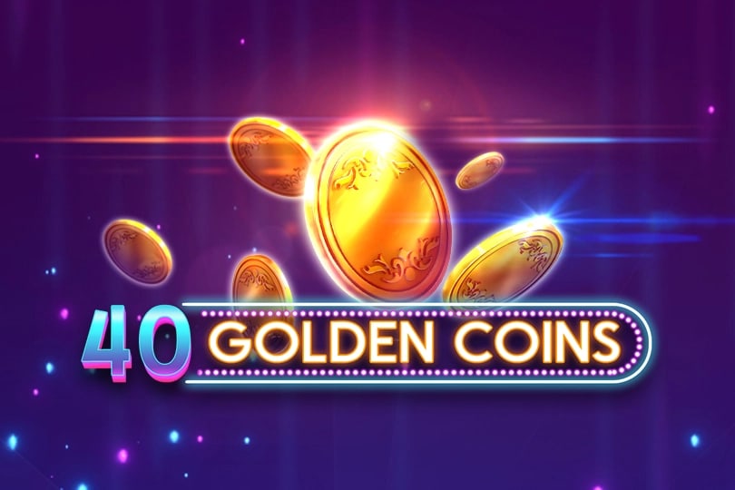 40 Golden Coins Game Logo