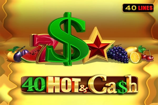 40 Hot &amp; Cash Game Logo