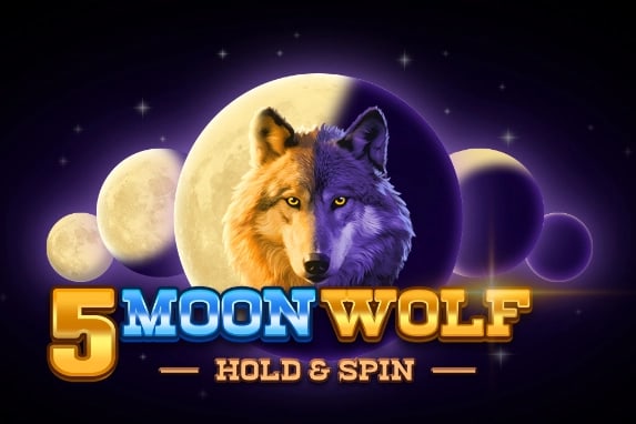 5 Moon Wolf Game Logo