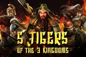5 Tigers of the 3 Kingdoms Game Logo